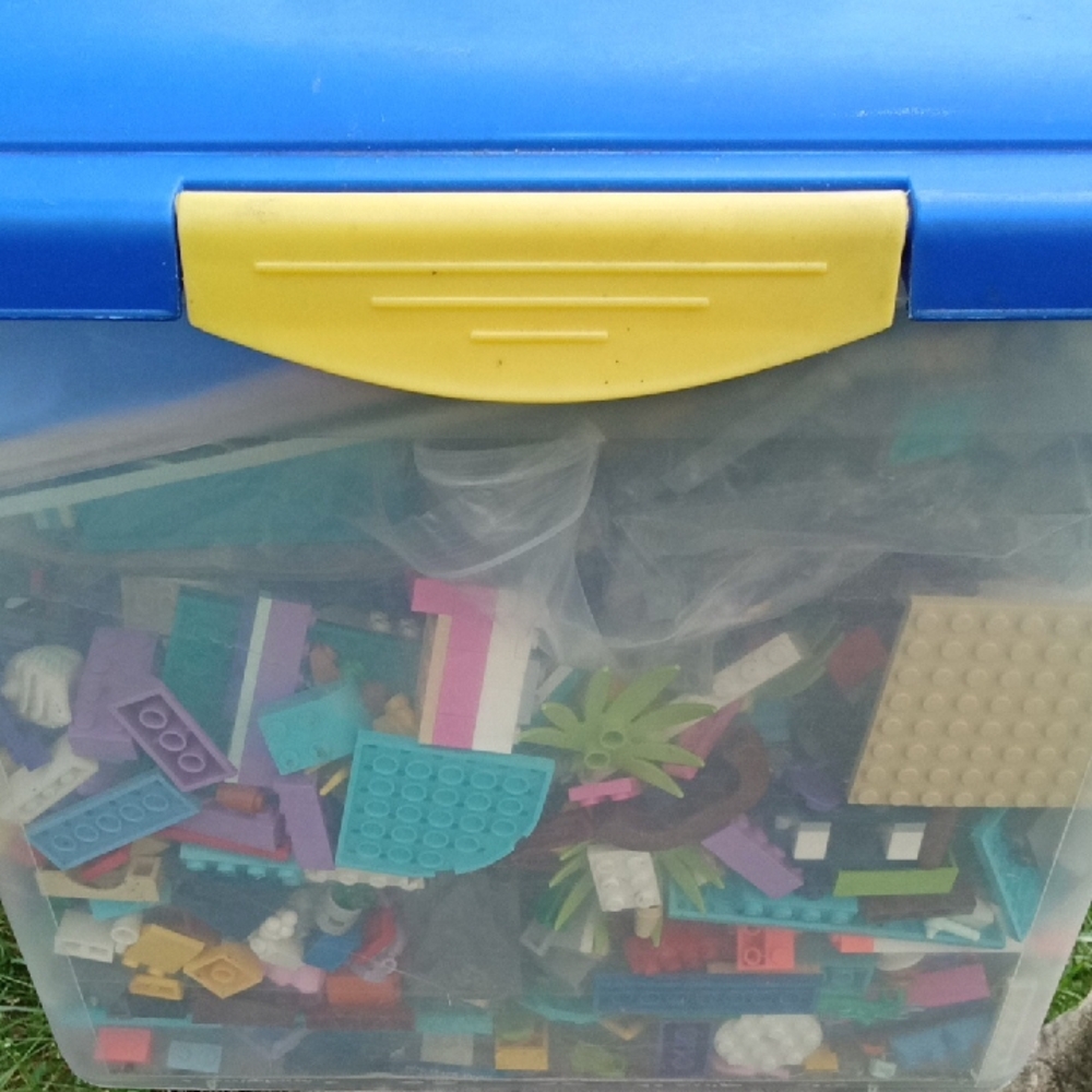 Bin Of Lego Sets And Booklets